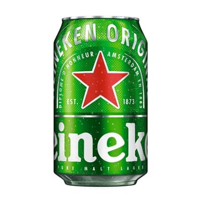 Cervesa HEINEKEN, llauna 33 cl.
