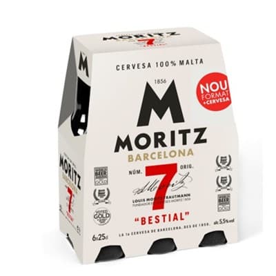 Cervesa MORITZ 7 6 unitats, 1500 ml