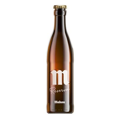 Cervesa reserva MAHOU, ampolla 33 cl