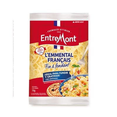Formatge ratllat ENTREMONT, bossa 70 grams