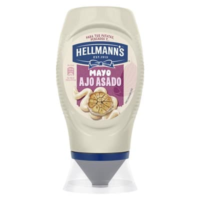 Salsa "mayo" amb all HELLMANN'S, 250 grams